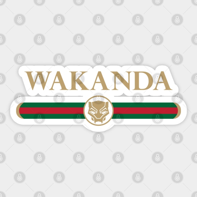 Wakanda Logo Sticker by JacsonX